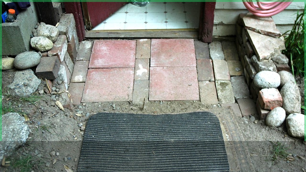Clear walking path at home to reduce trip hazards
